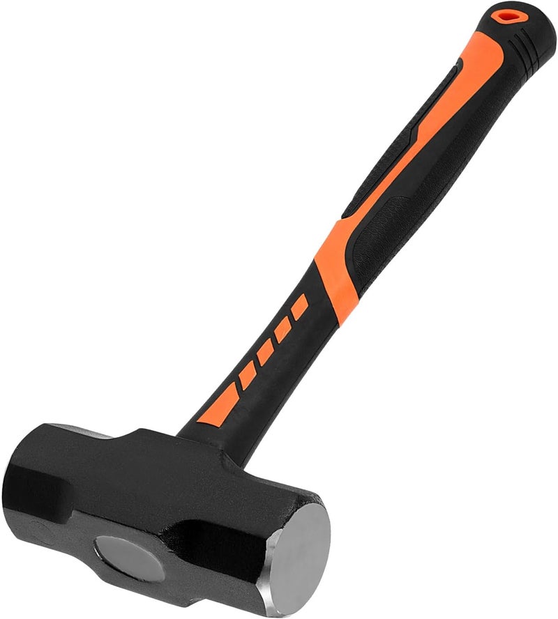 GINLANK 2PCS 4LB Sledge Hammer, Club Hammer with High Carbon Steel, Crack Hammer for Camping Removing Woodworking - Image 3
